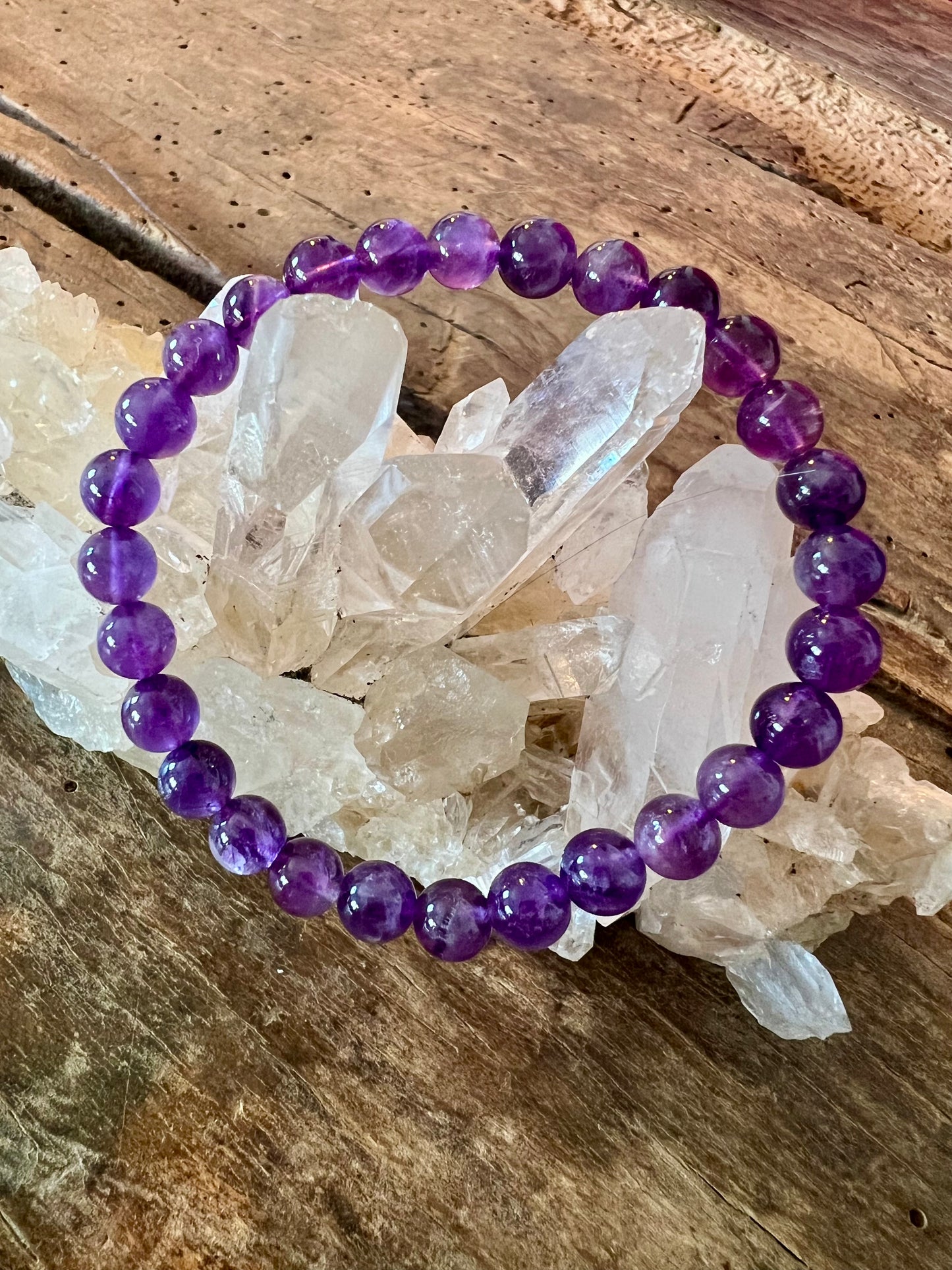 Bracelet Améthyste - Clarté d'esprit