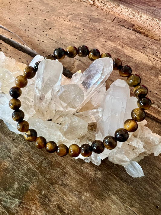 Bracelet Oeil de Tigre - La Pierre "Bouclier"